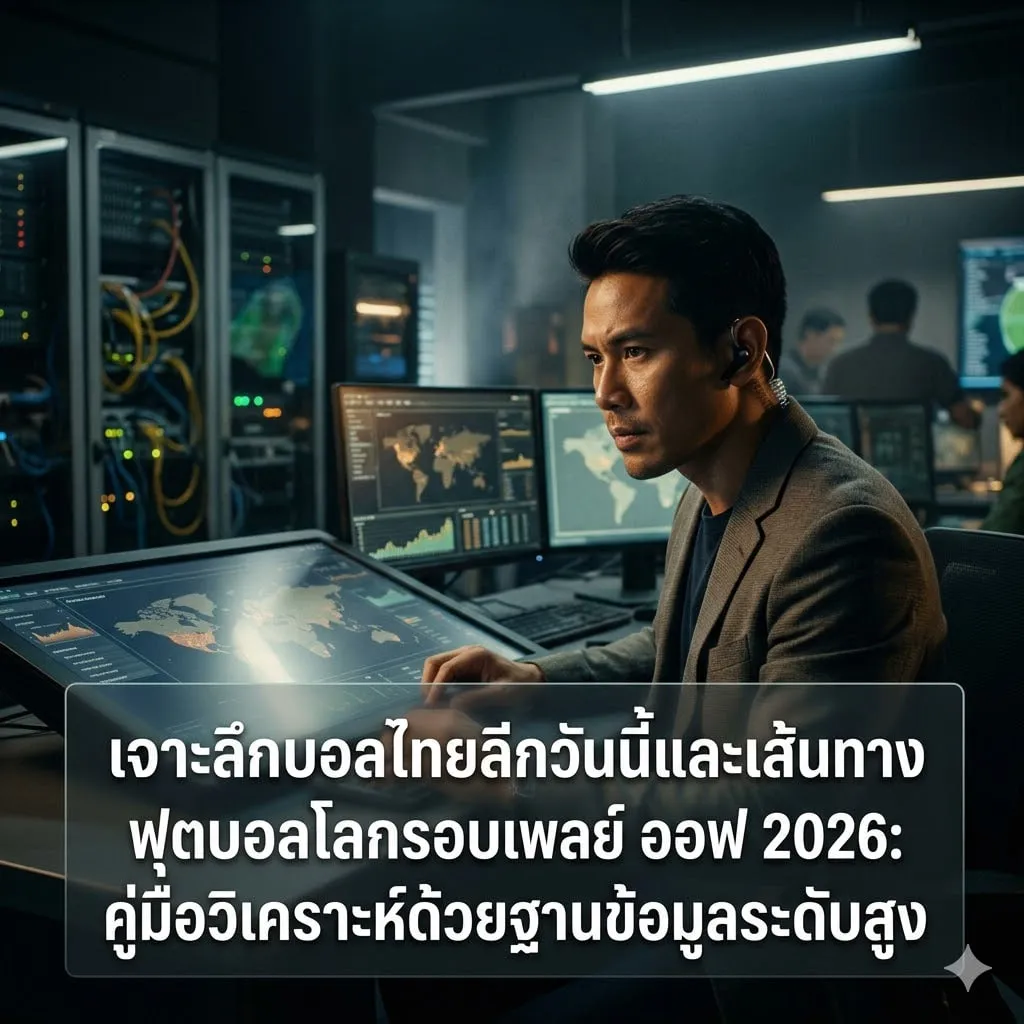 เจาะลึก บอล ไทย ลีก วัน นี้ และเส้นทาง ฟุตบอล โลก รอบ เพล ย์ ออฟ 2026: คู่มือวิเคราะห์ด้วยฐานข้อมูลระดับสูง